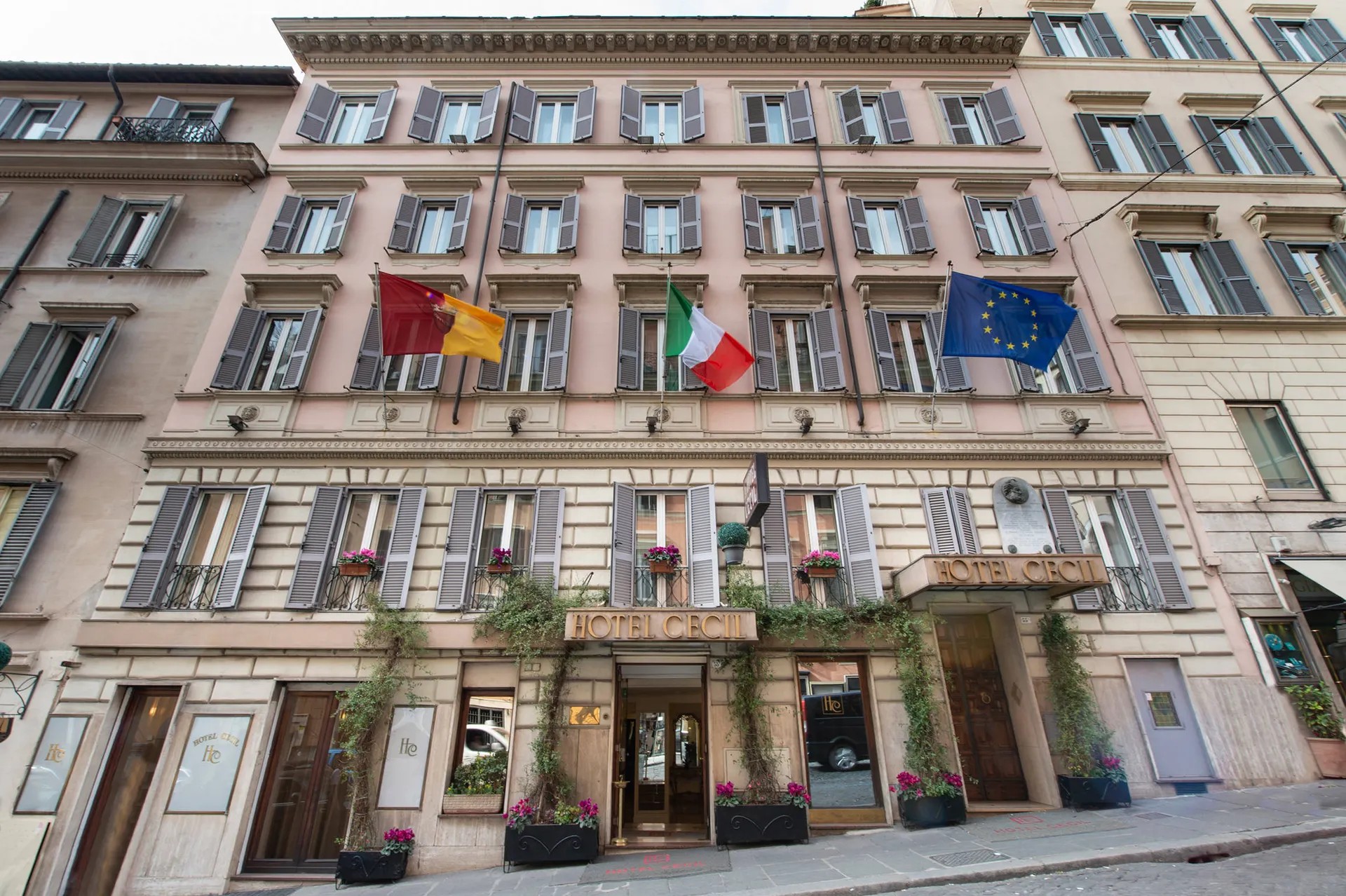 Stedentrip Rome — Hotel Cecil: centraal gelegen herenhuis met dakterras